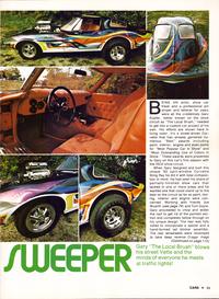 CENTERFOLD (Right) article about Gary's radical '63 Vette