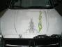 Dodge Hood PINSTRIPING Scroll & straight lines & Flames