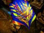Straight lines & Razor style PINSTRIPING on radically painted rear fender