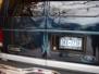 BACK OF FORD VAN with lots of scroll PINSTRIPING